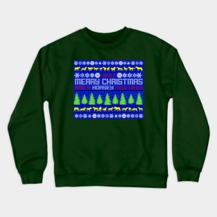 horse Christmas Crewneck Sweatshirt